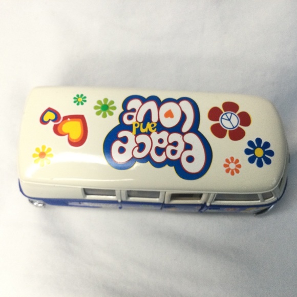 5" kinsmart VW 1962 Volkswagen Bus Die Cast 1:32 Pull Back Action Diecast - Picture 4 of 13